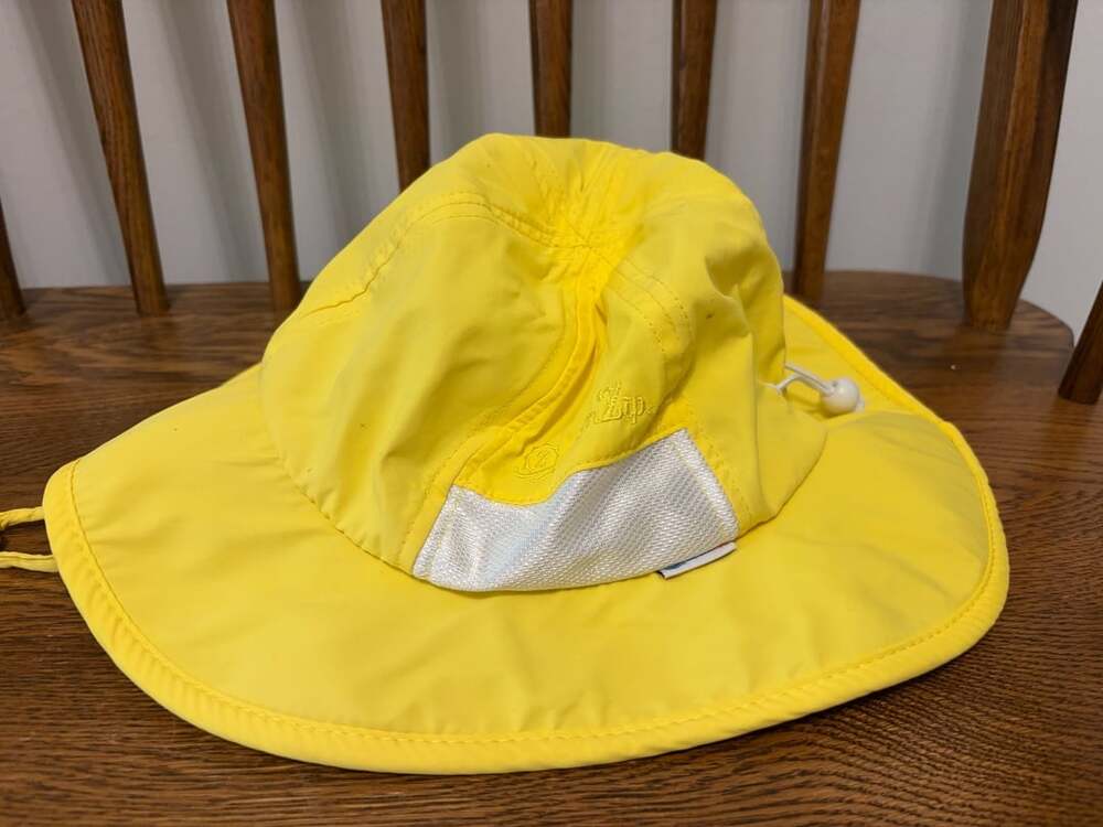 SwimZip Sun Hat Size 2-8Y Yellow Bucket Sun Protective